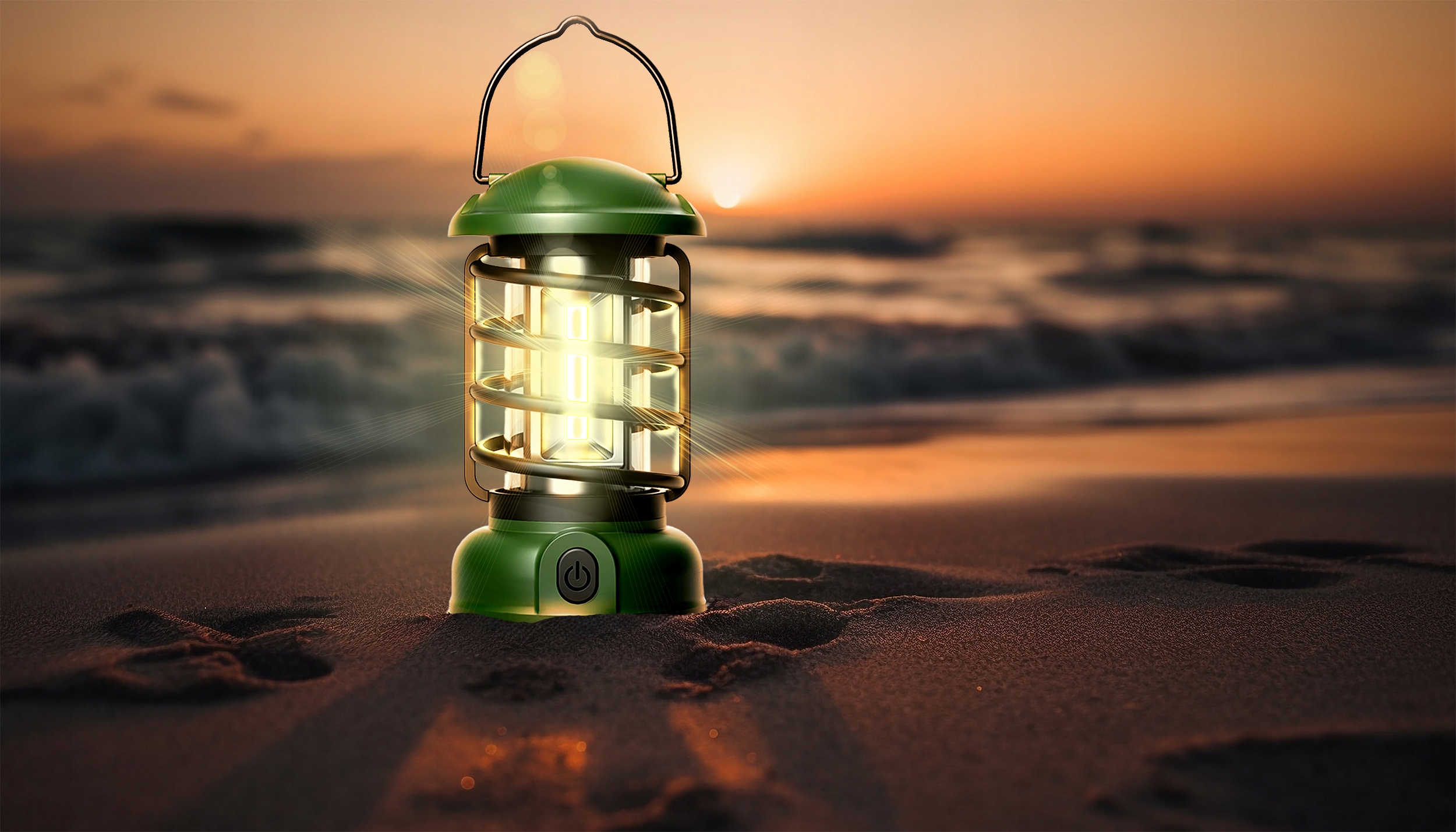 2x LAMPA KEMPINGOWA LAMPKA BIWAKOWA LATARKA LED Turystyczna HAK LED USB AKU Moc 5 W