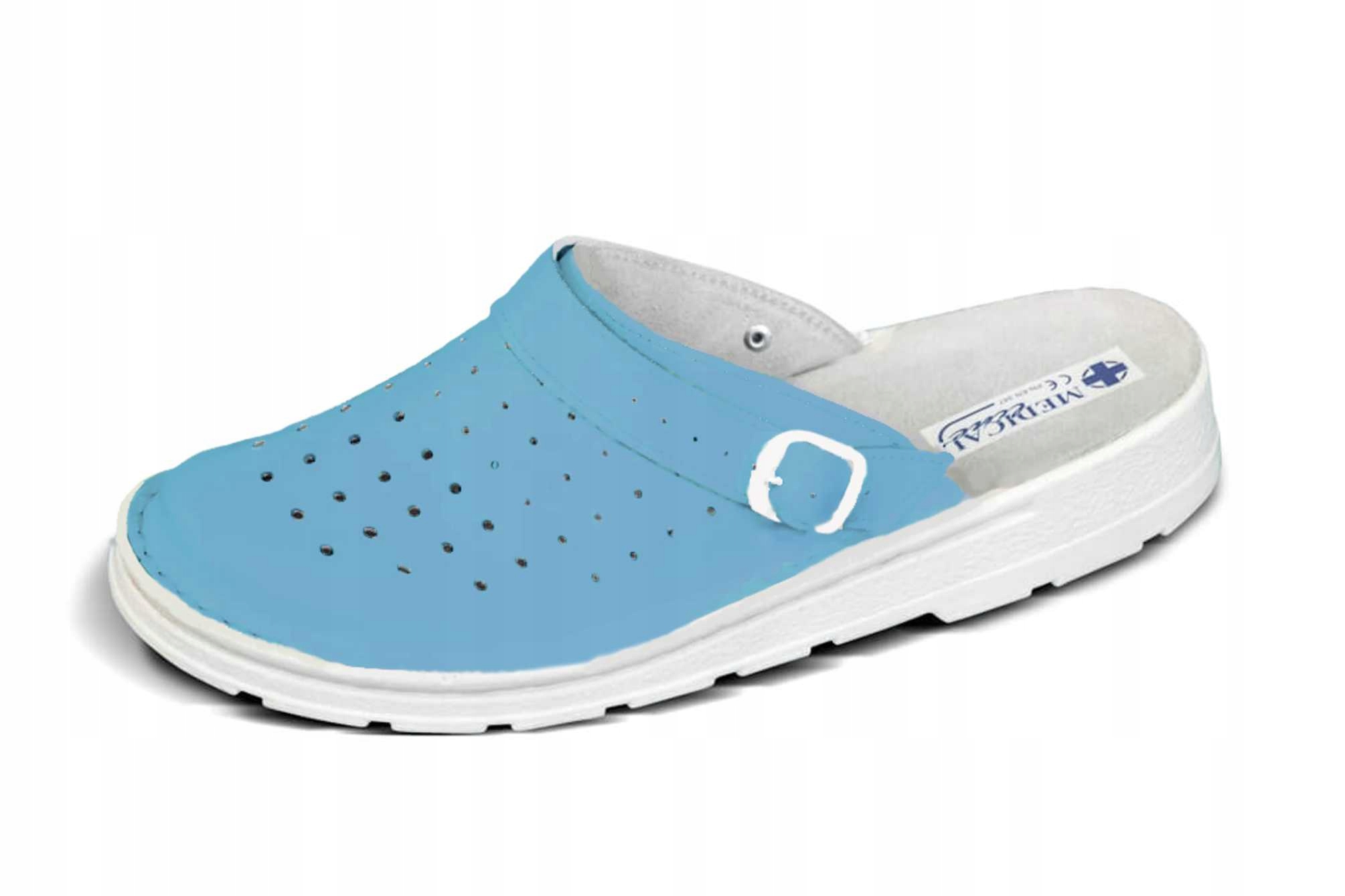

Obuwie Medyczne Męskie Klapki skóra buty r. 42