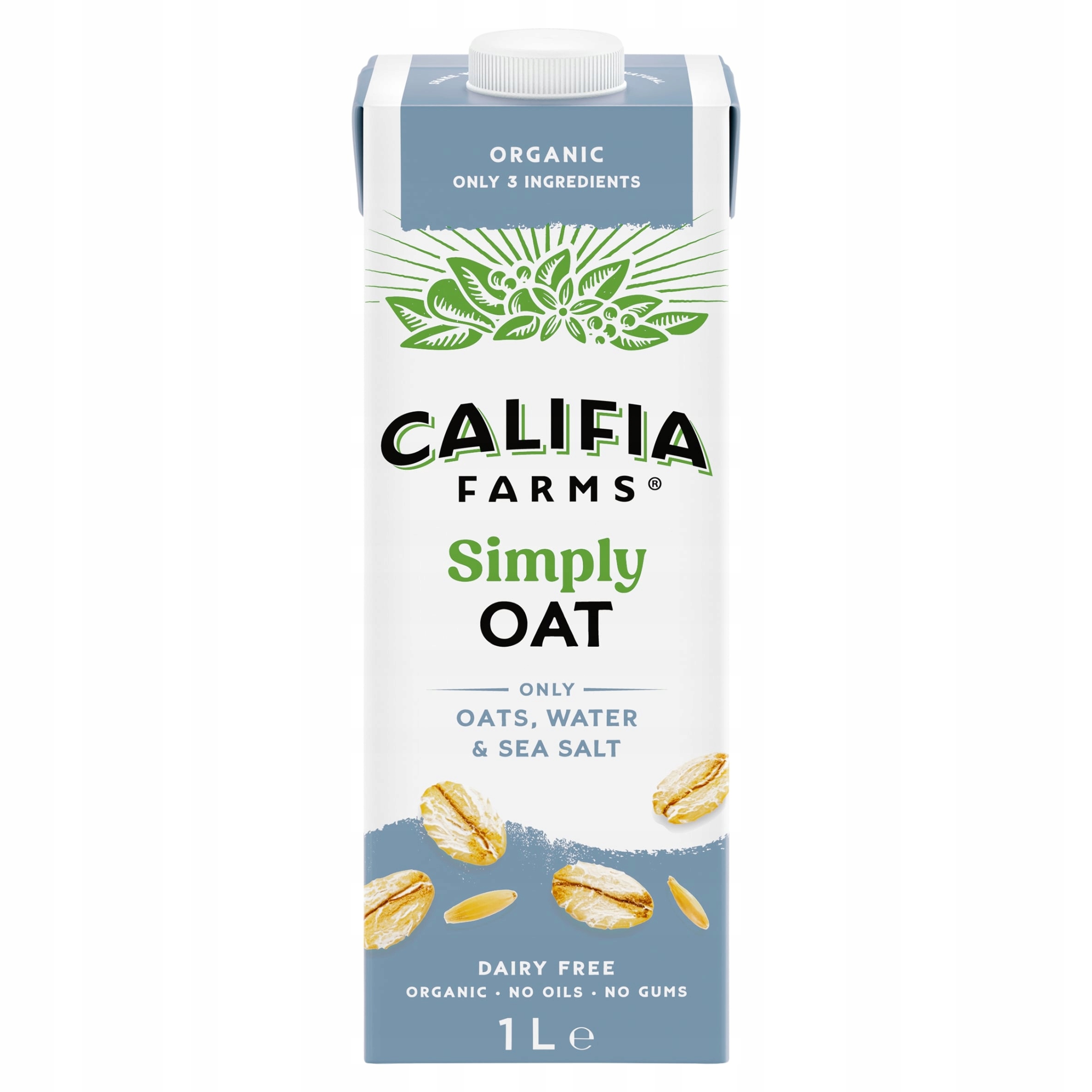 Califia Farms Simple & Organic Oat 1L, Imported from Britain