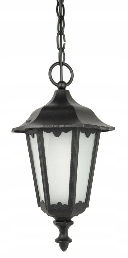 Venkovní závěsná lampa Su-ma 60W černá ip44