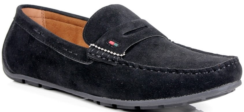 CZARNE MOKASYNY TOMY MĘSKIE BUTY ZAMSZOWE WSUWANE CASUAL SUPER MODNE Marka bez marki