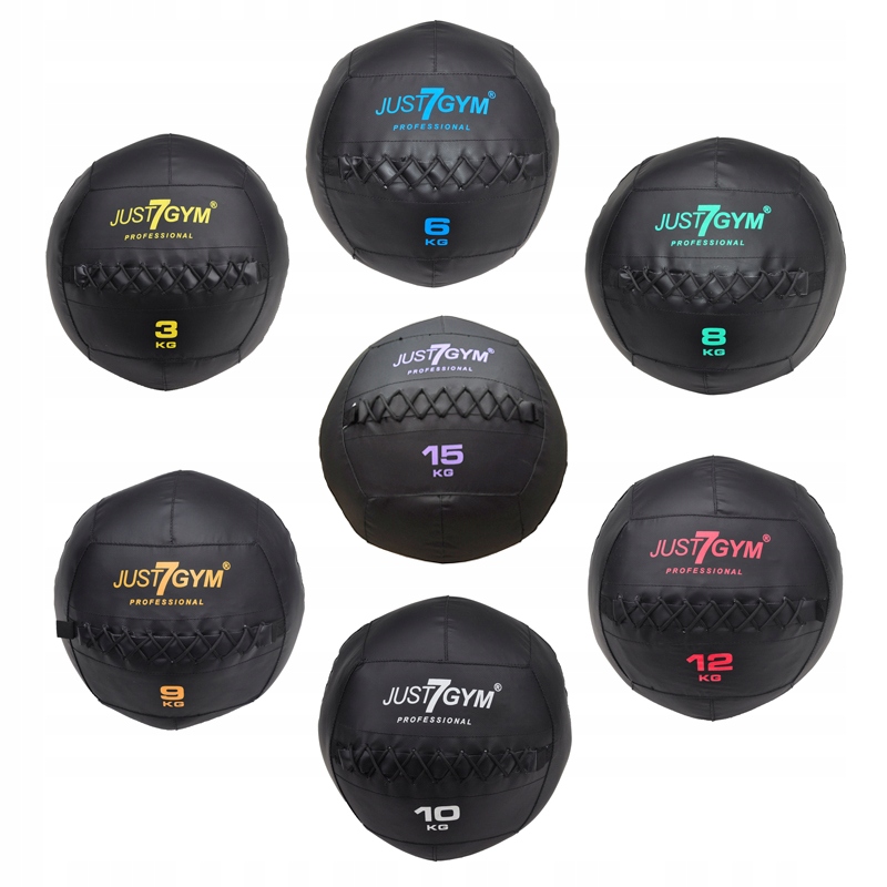 PIŁKA WALL BALL PREMIUM 9KG LEKARSKA JUST7GYM Marka Just7Gym