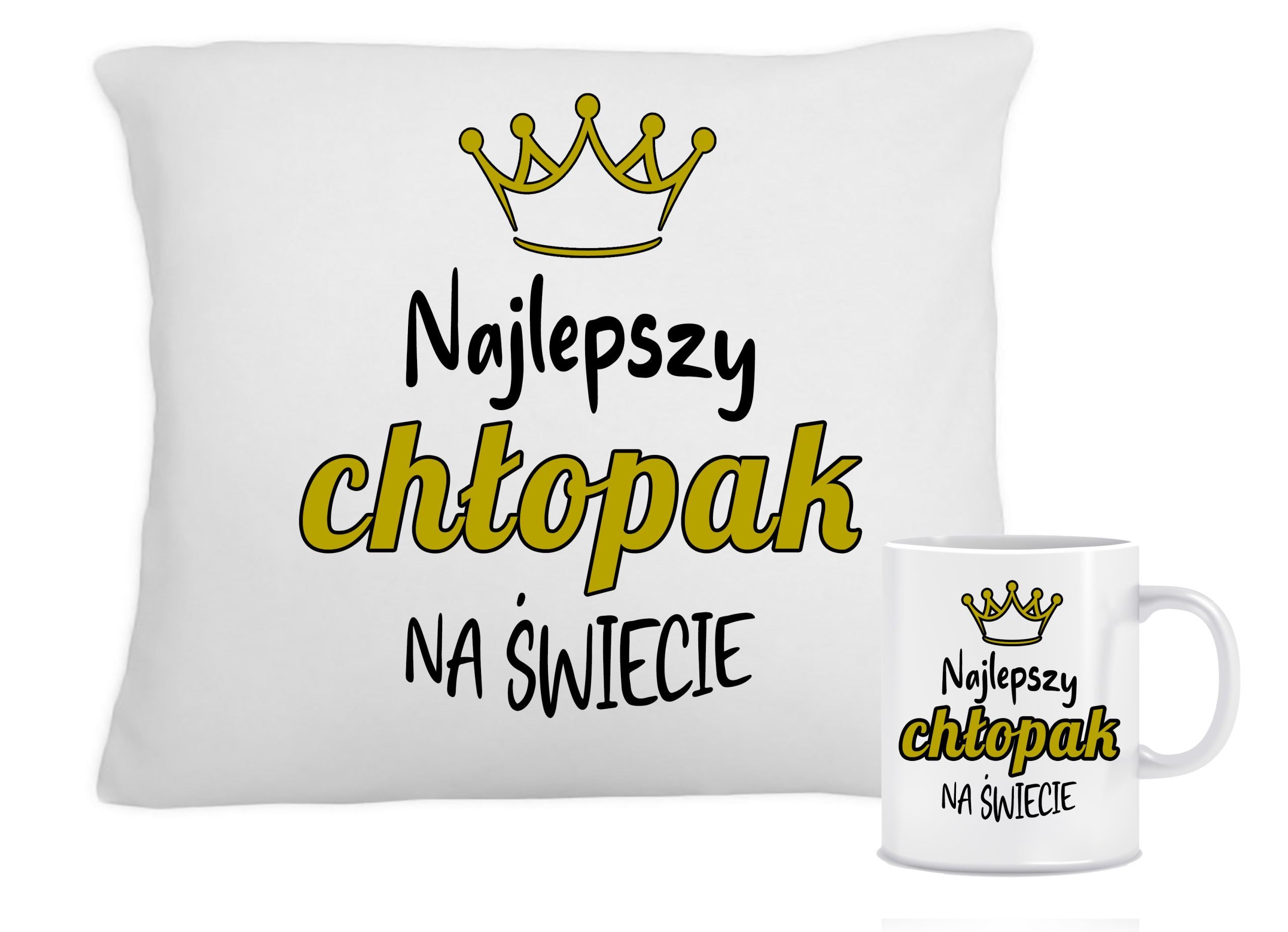 

Zestaw Poduszka Kubek Na Dzień Chłopaka Dla Szkoły