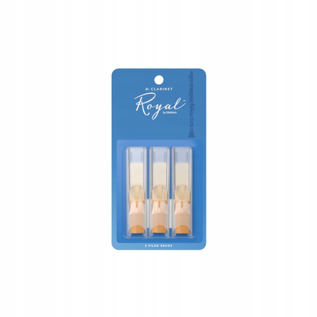 RCB0325 Stroik Do Klarnetu B Royal 3szt D'Addario