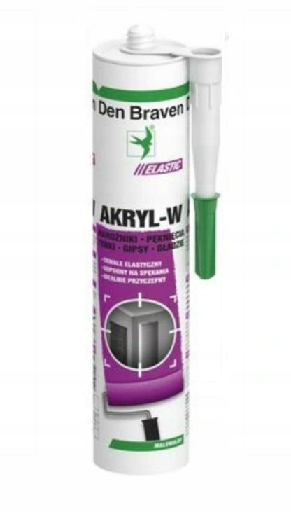 

Akryl uszczelniacz Acryl-w biały 280ml Den Braven