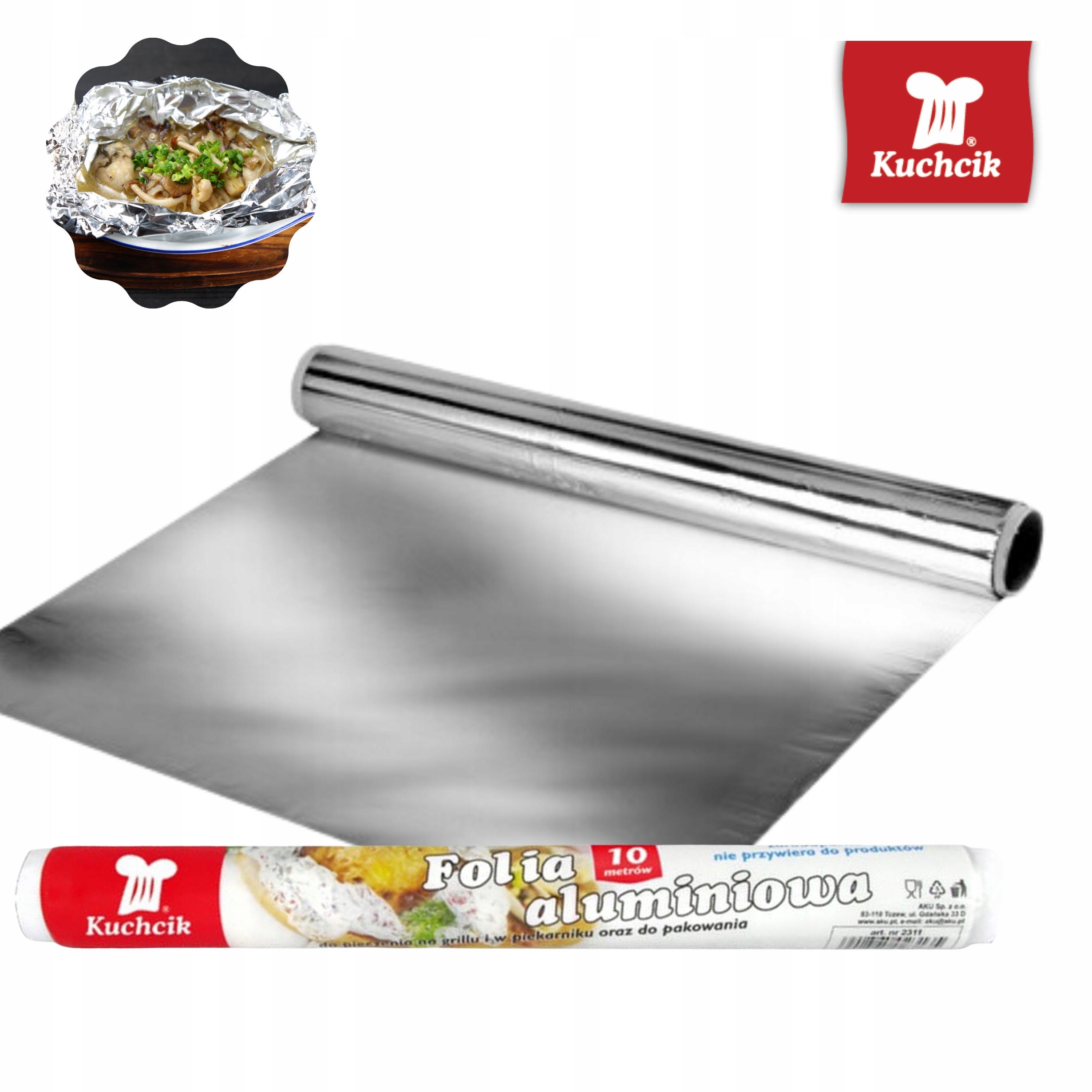 

Folia Aluminiowa Spożywcza 10 m Kuchcik