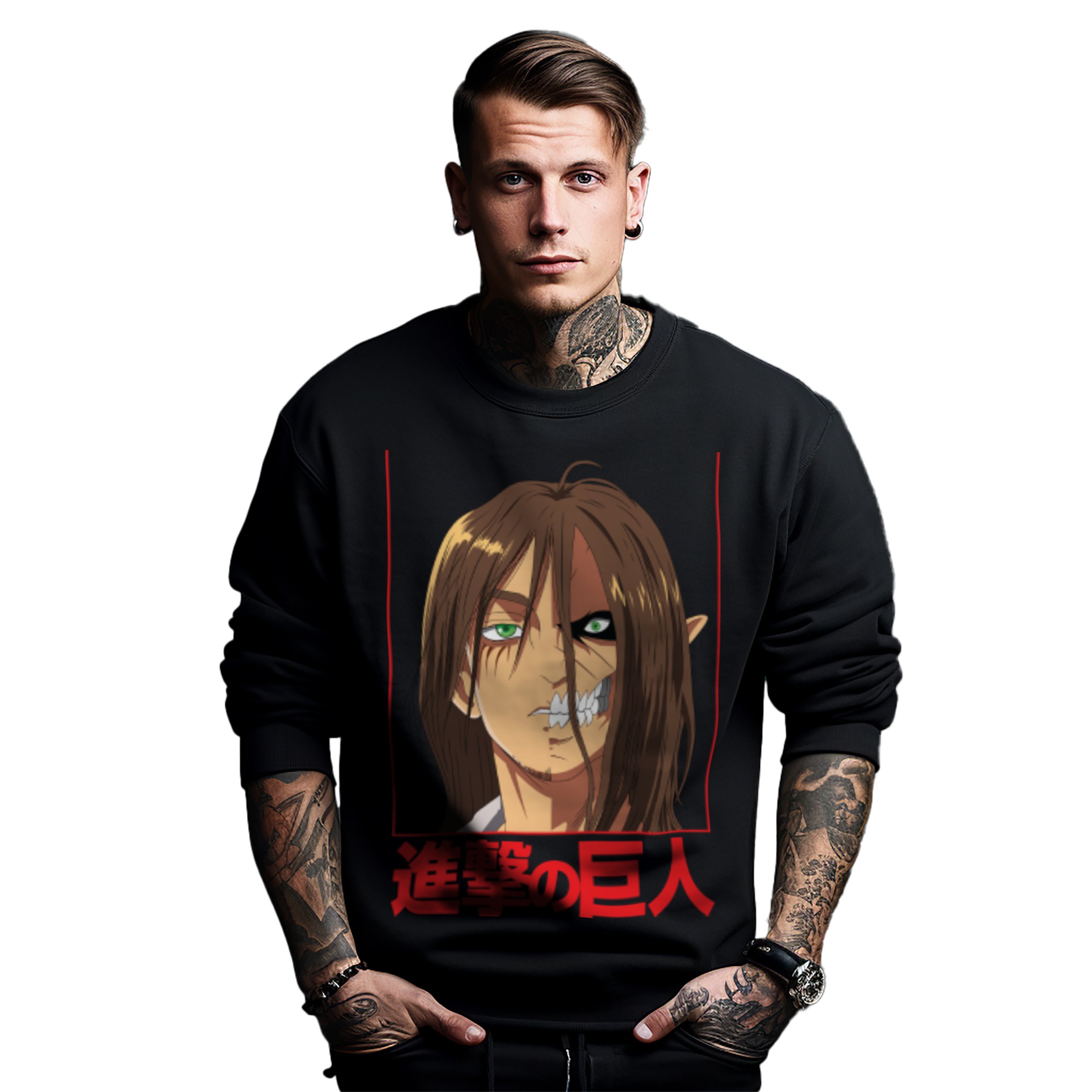 Mikina s potiskem Anime Attack on Titan