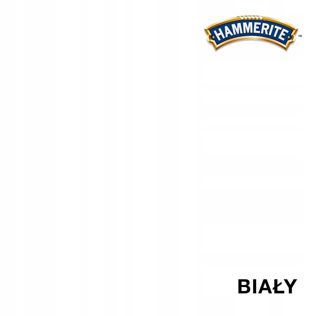 HAMMERITE Farba na rdzę 2,5L BIAŁY PÓŁMAT EAN (GTIN) 5011867040554