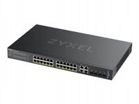 GS2220 28HP 24xGbE L2 PoE Switch GbE Uplink