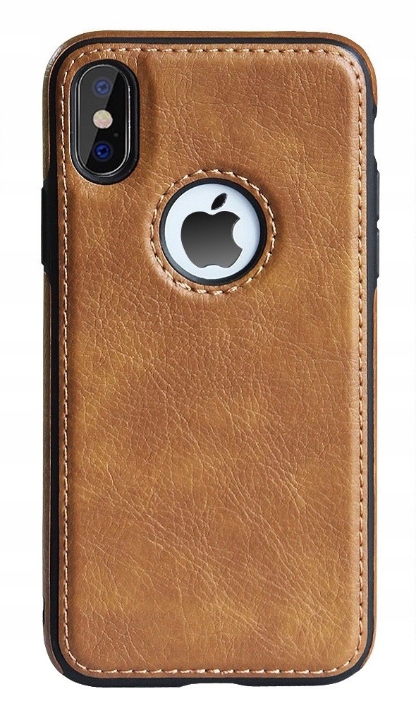 

Skórzane etui iPhone Xs X case eko skóra