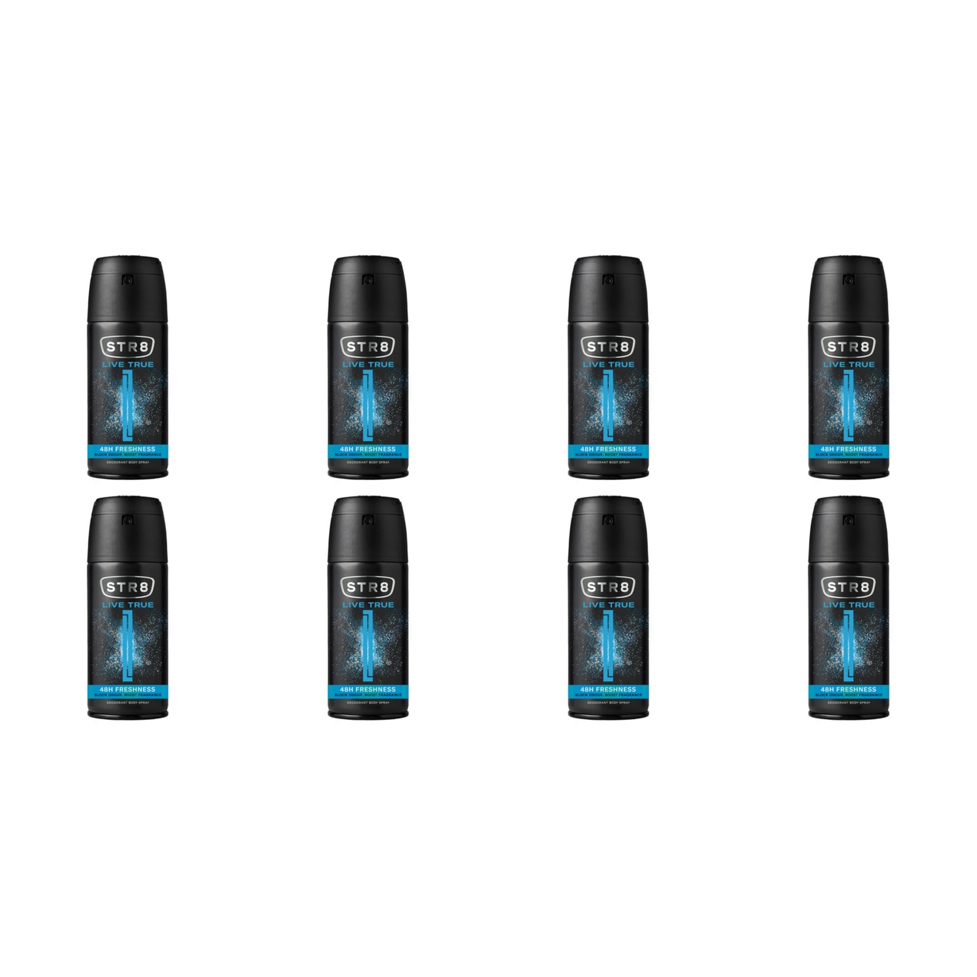 8x STR8 dezodorant w sprayu Live True