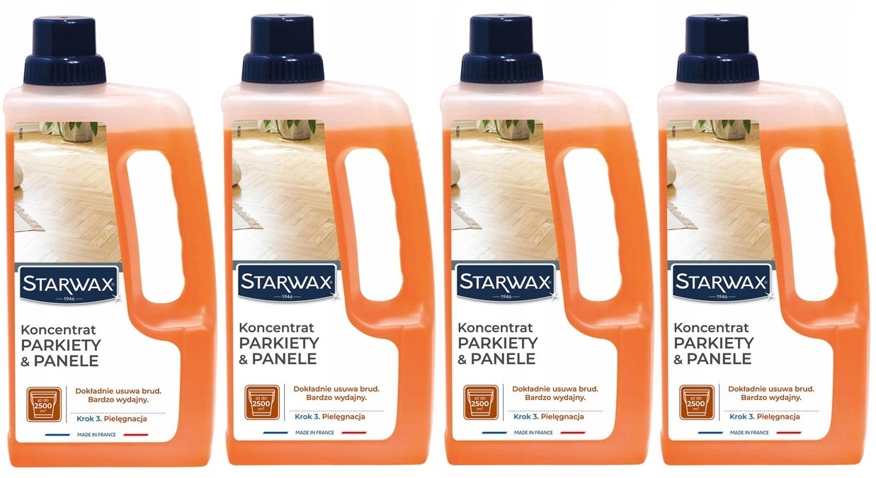 Levně 4x Péče A Leštění Parkety & Panely 1 L