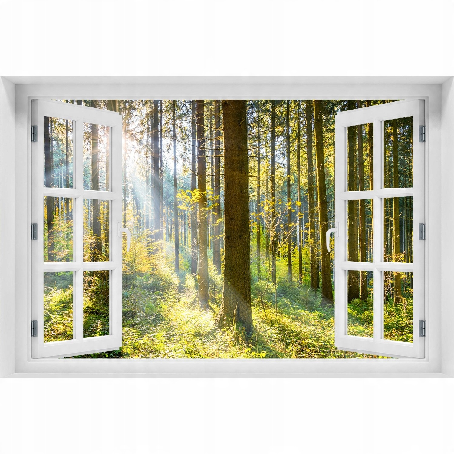 

Okno Naklejka ścienna Las w słońcu 150x100