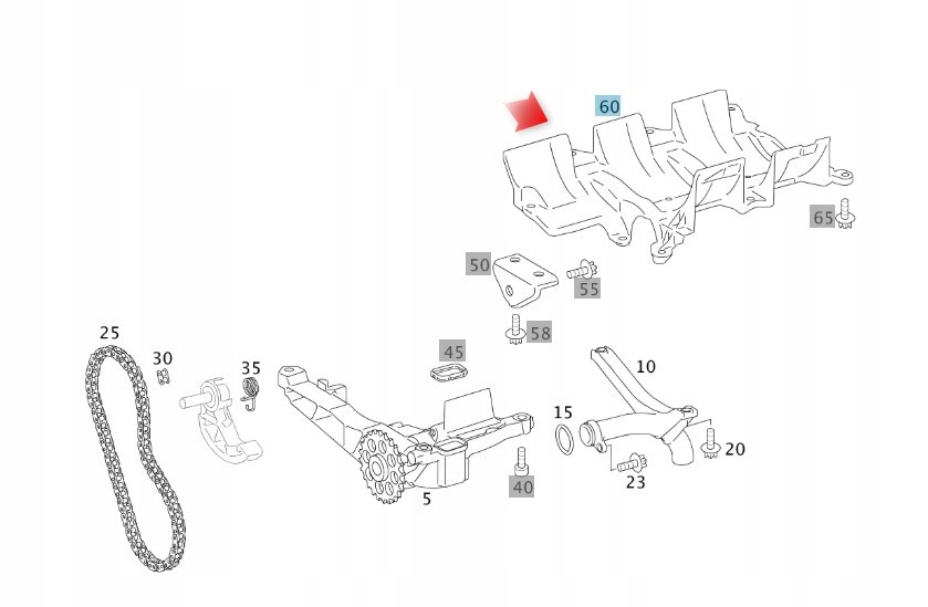 Oddělovač Oleje Mercedes Oe A6421800885