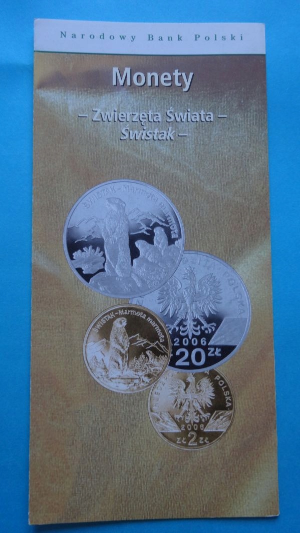 Folder 20 zł 2006 ŚWISTAK,stan I