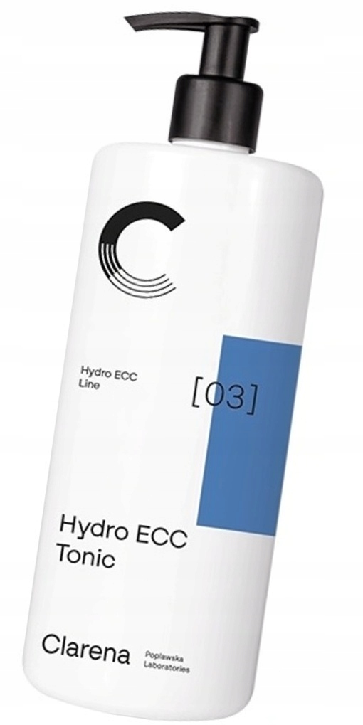 Clarena Hydro Ecc Tonic Tonik Intensywnie Nawilżający dla cery suchej 500ml