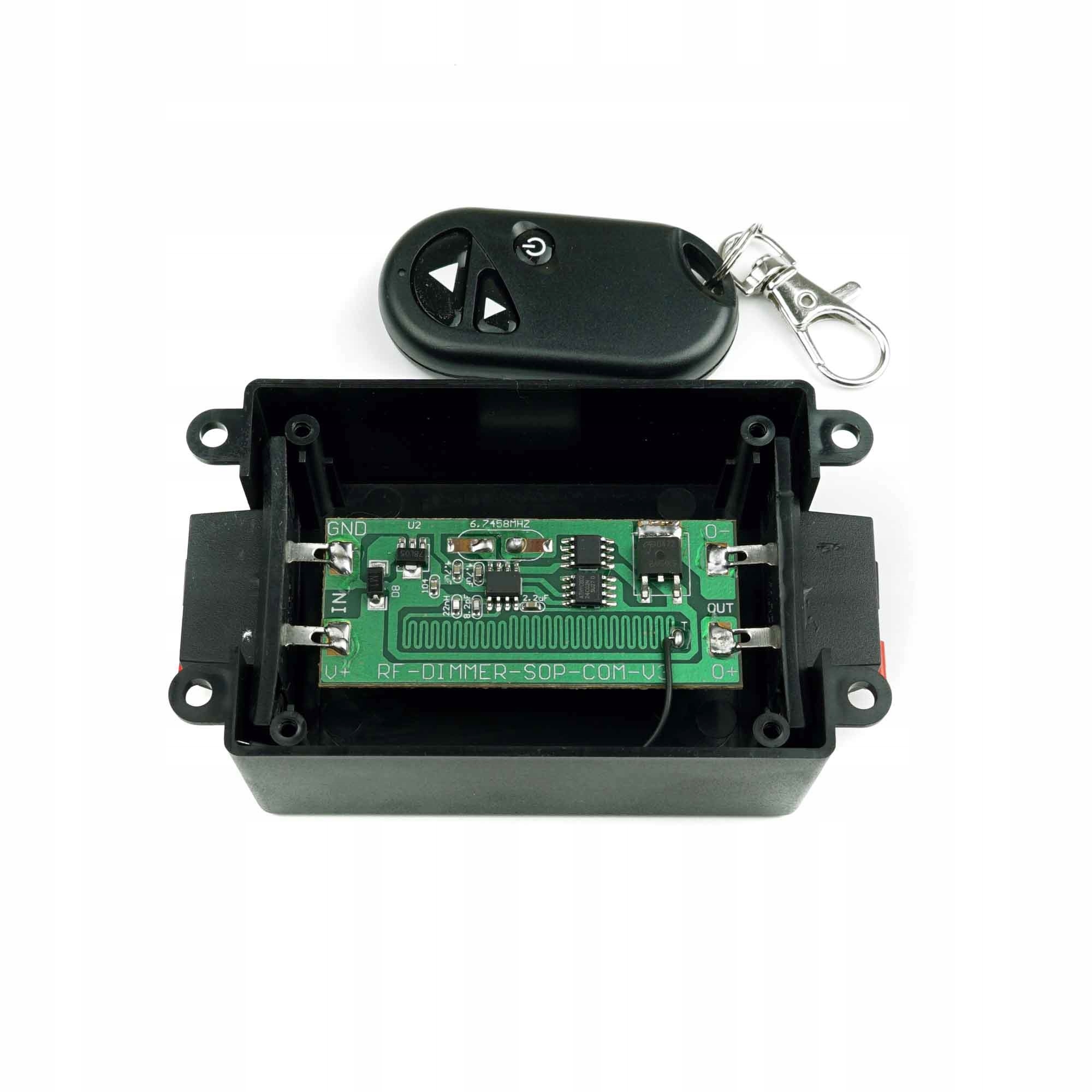 Ściemniacz LED Dimmer 12V-24V 8A 192W na pilota Kod producenta 1-W-039