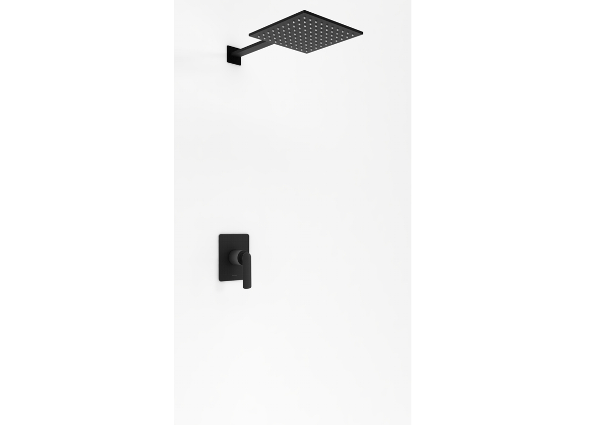 Podomietkový sprchový set Kohlman Experience Black QW220EBQ30