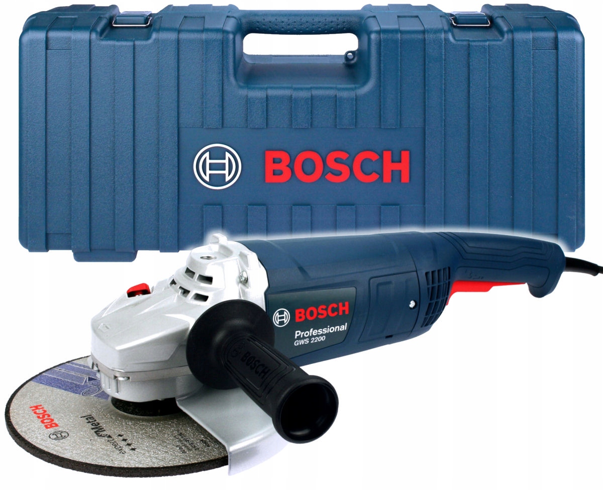 

Szlifierka Kątowa 2200W Gws 2200 Bosch Walizka