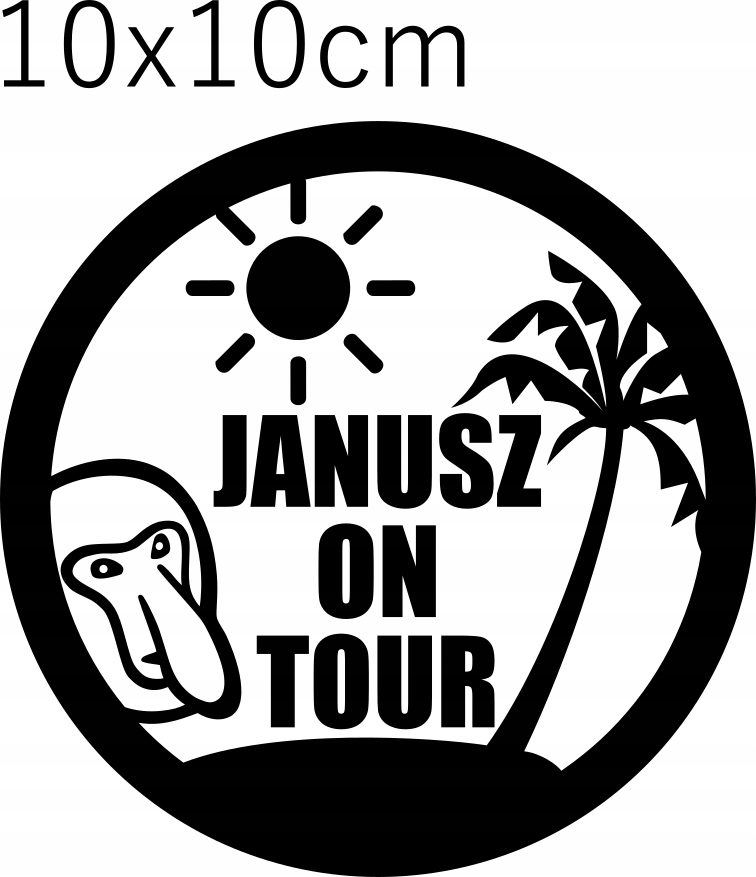 

Naklejka Nosacz Janusz On Tour
