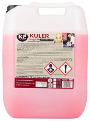 

K2 Kuler Koncentrat Płynu Do Chłodnic Czerwony 20L
