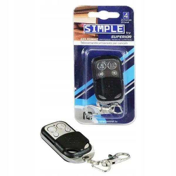 Pilot uniwersalny Superior Simple 4 czarny