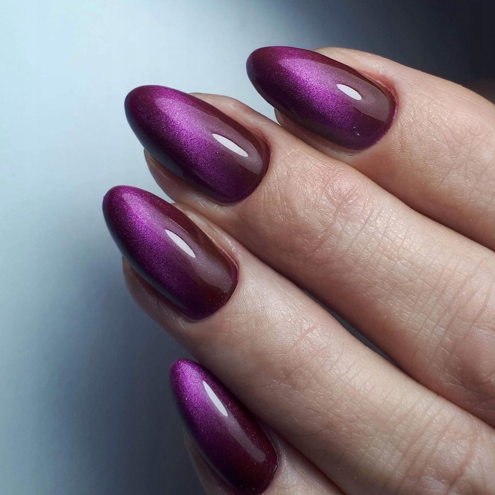 Магнітизер двосторонній магніт валик куля Molly Nails котяче око Cat Eye золотий — фото 10