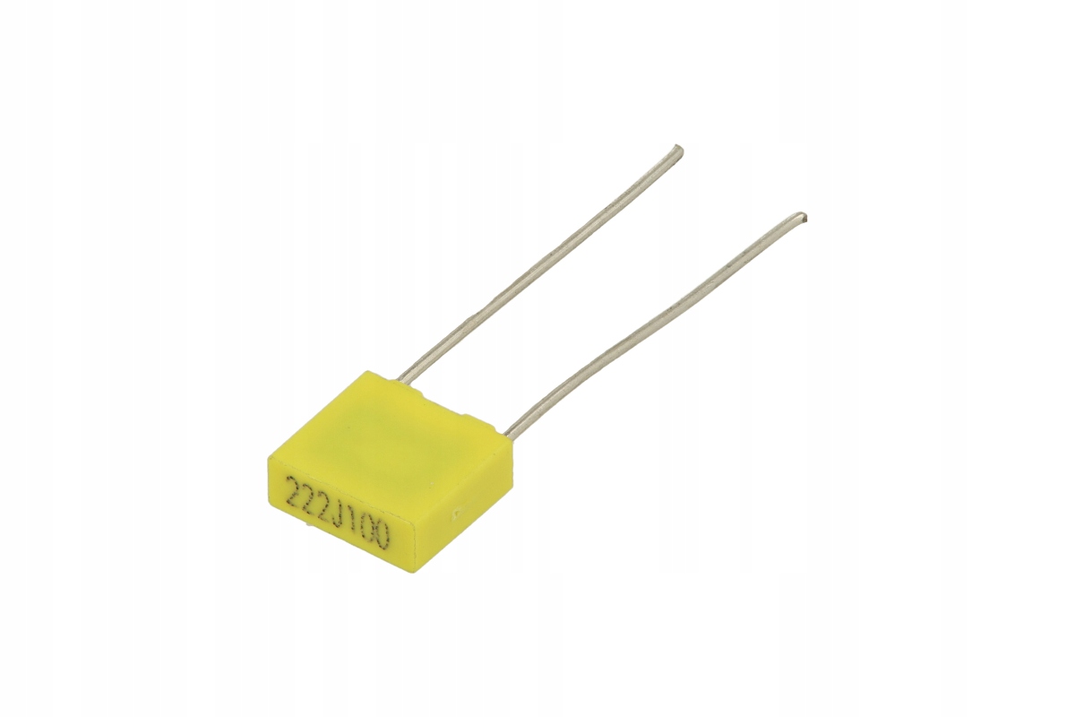 20x KONDENSATOR poliestrowy 2,2nF 100V 5mm LDC