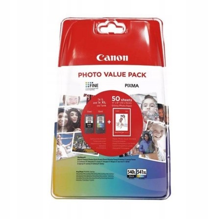 Sada Atramentov Canon Pg 540L CL 541XL Papier