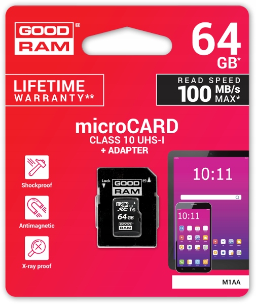 Paměťová karta microSD GOODRAM UHS-I 64 GB