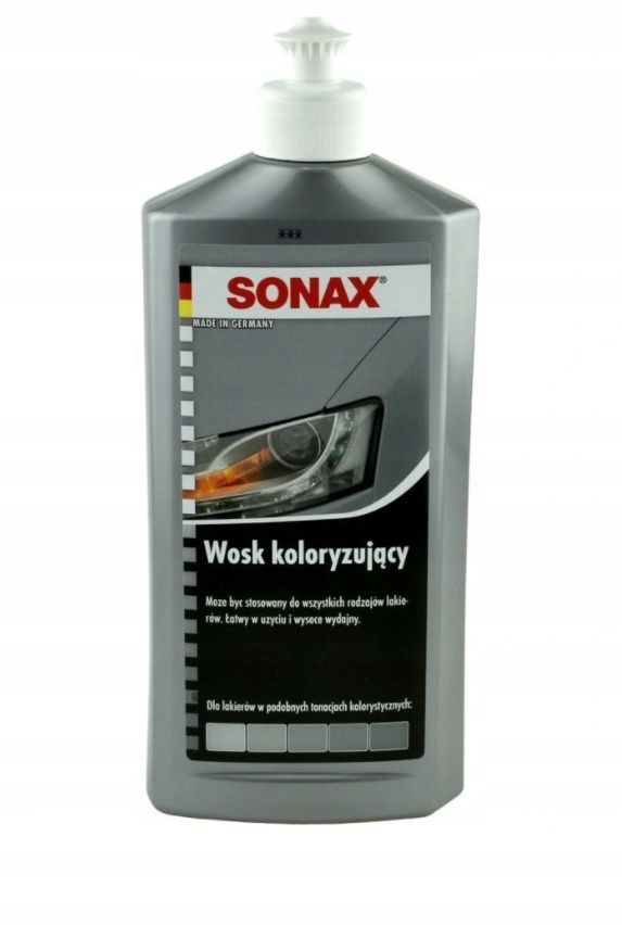 

Sonax Wosk Nano Koloryzujący Szary 500ml 296300