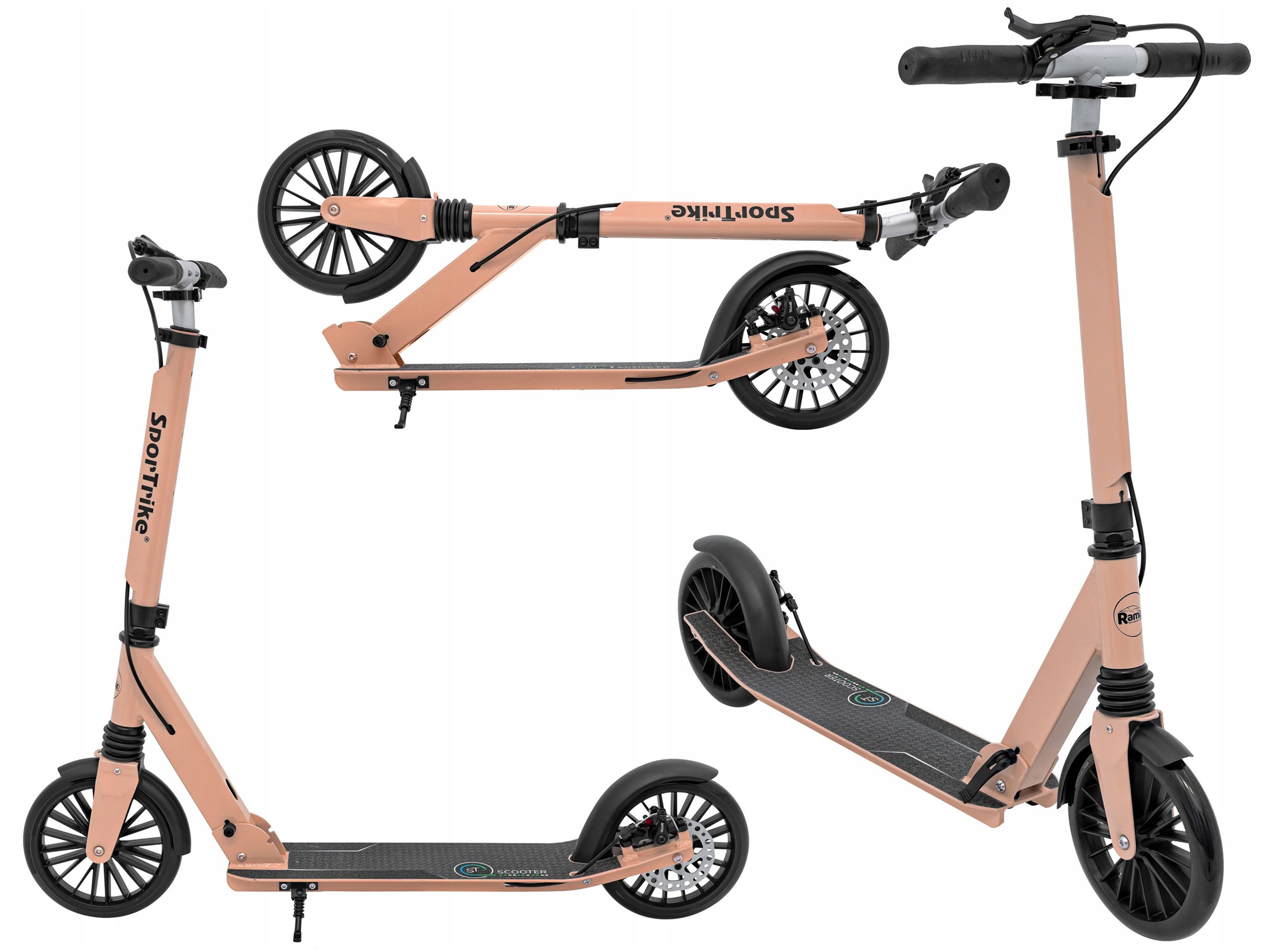 dwukołowa Składana Hulajnoga Sportrike dla dzieci lekki jeździk 2 hamulce