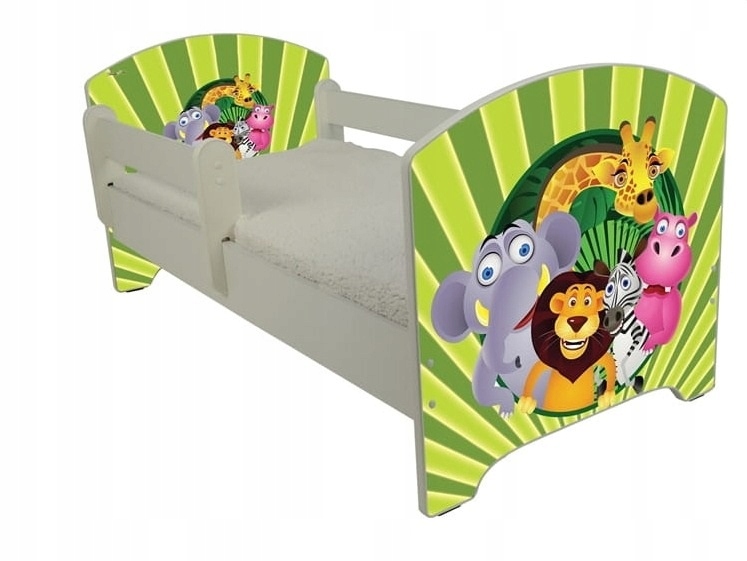 Łóżko dziecięce BOOOSKAR animals 140x70cm