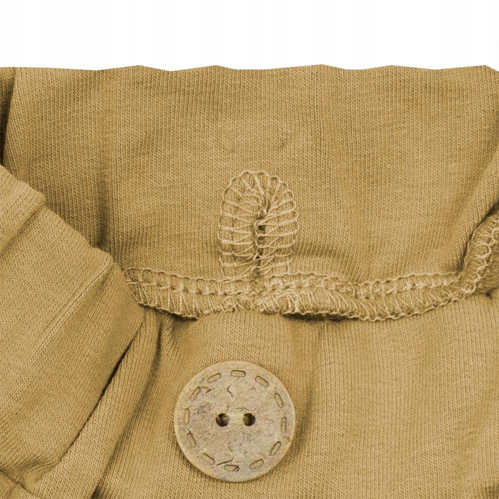 Eleganckie wygodne spodnie NA CHRZEST 62 beżowe Rozmiar 62