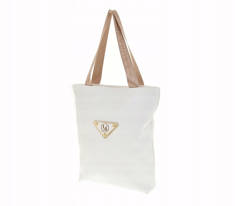 Laura Biaggi - torebka shopper biały mat KB168