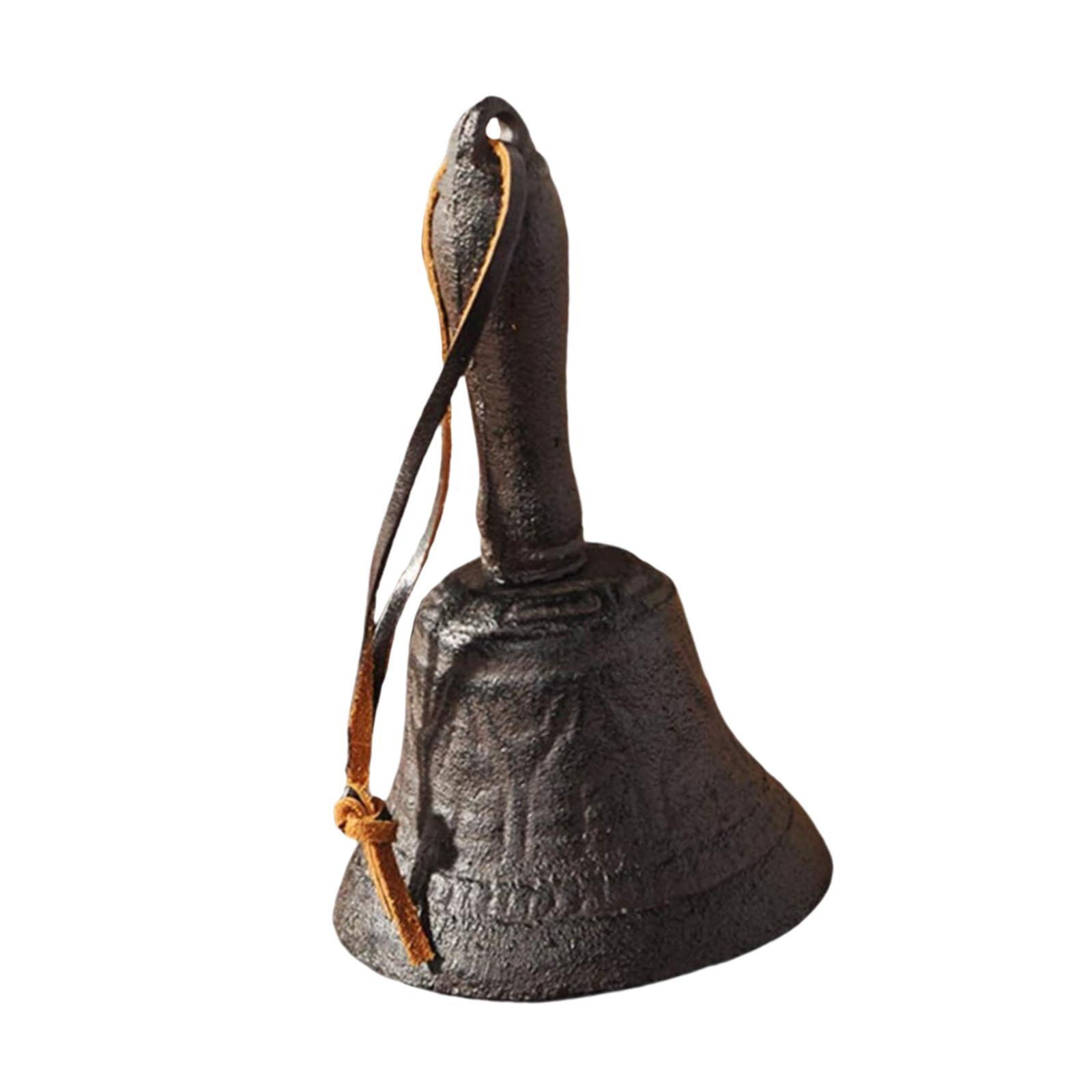 Vintage Hand Bell Distressed Ornament Iron Service Call Bell Dzwonek ślubny