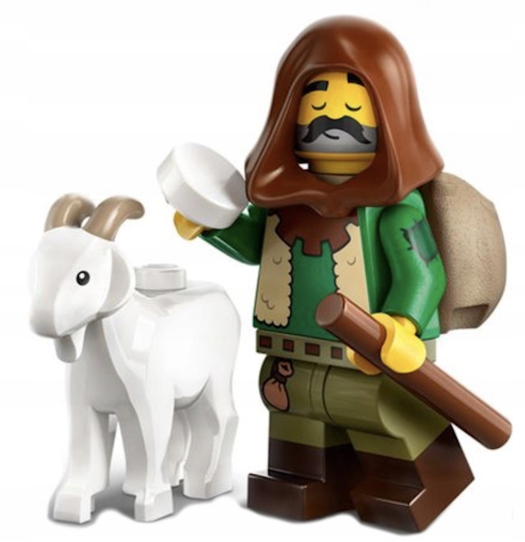 LEGO Minifigures - SERIA 25 Pasterz z Kozą ( Goatherd) 71045 Marka LEGO