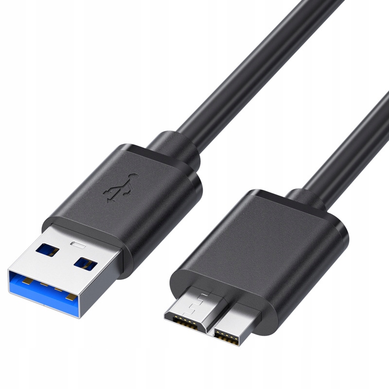 Kabel Usb 3.0 A do Micro B do zewnętrznego dysku twardego Hdd 1m