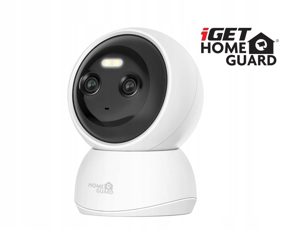iGET HGWIP222 WiFi Dual Lens 2K Ip kamera s Led Ir nočním viděním, zvuk