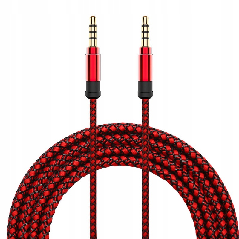 

Kabel Audio Aux Mini Jack 3,5MM Oplot 4-pol 1.5m