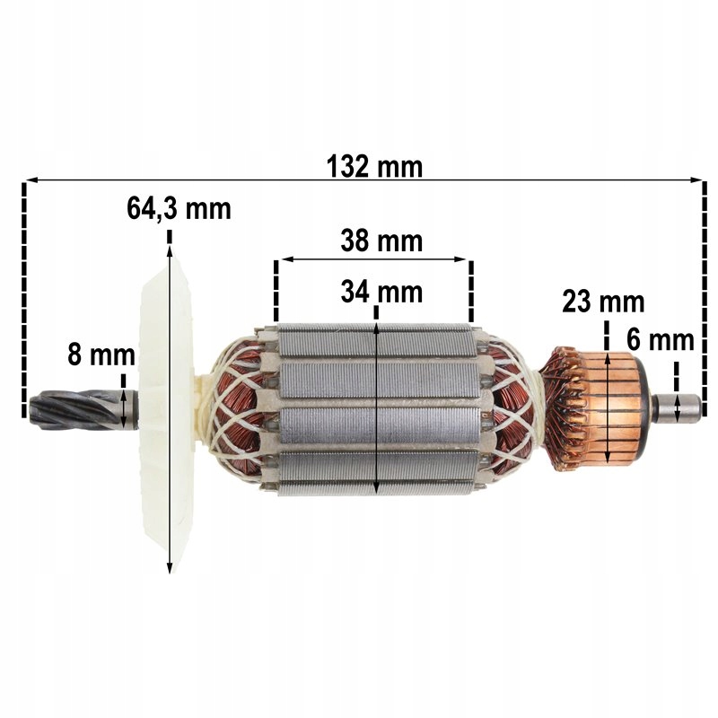 Wirnik młotka HILTI TE 2, TE 2S, TE 2M, 354768-4 Rodzaj wirnik