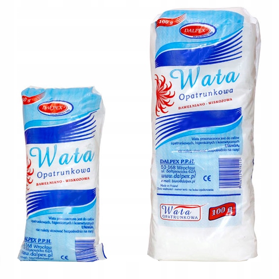 

Wata opatrunkowa, bawełniano - wiskozowa - 500g