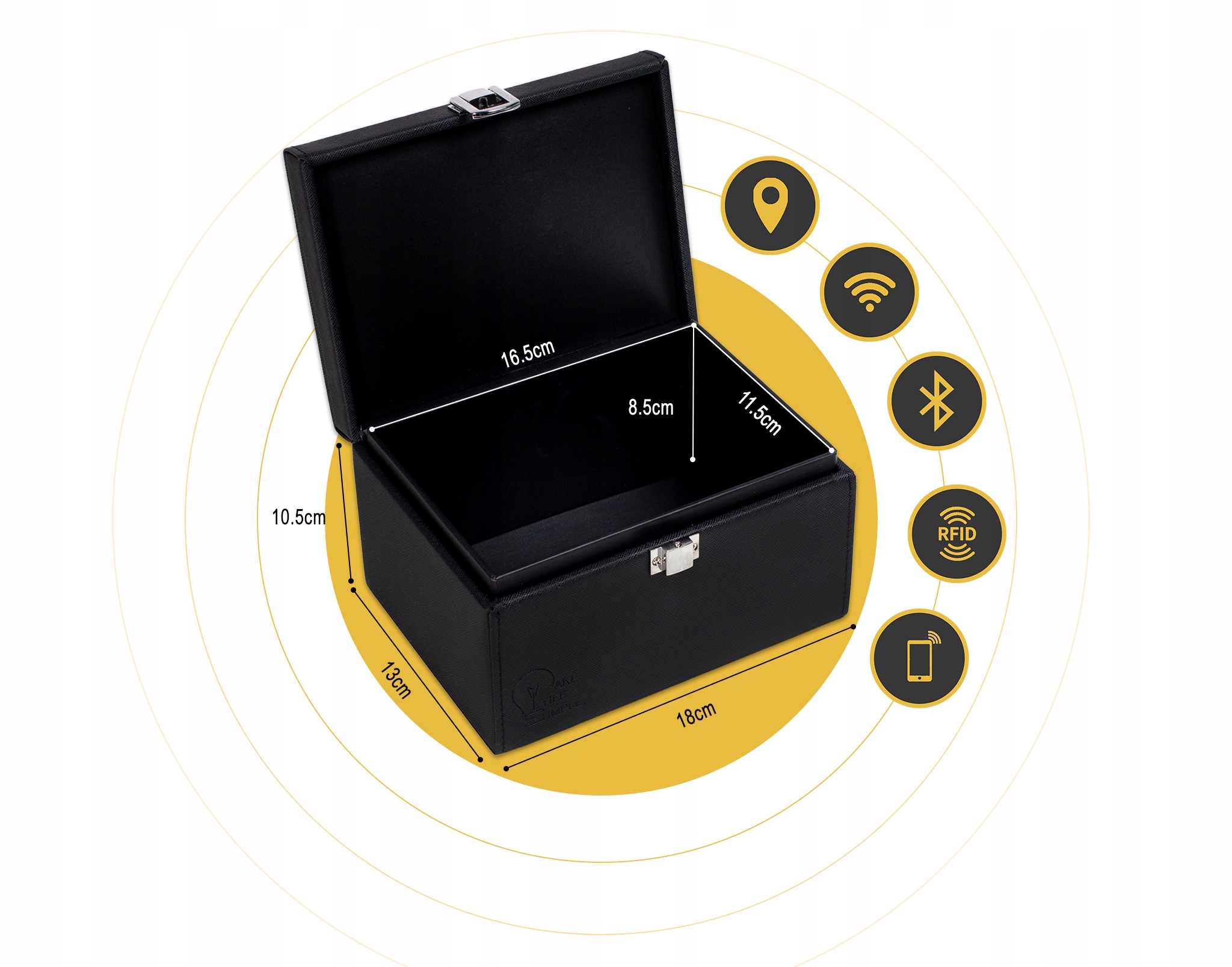 Pudełko na Kluczyk BOX FARADAY Etui Keyless RFID Producent Make Life Simple