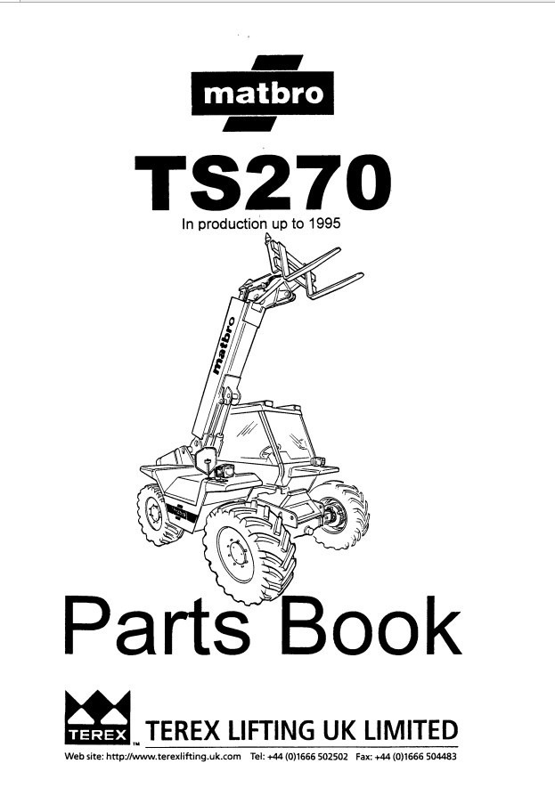 Katalog części Matbro ts 270