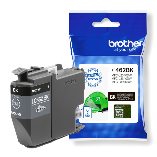 

Czarny Tusz Brother LC462BK J3540DW MFC-J2340DW