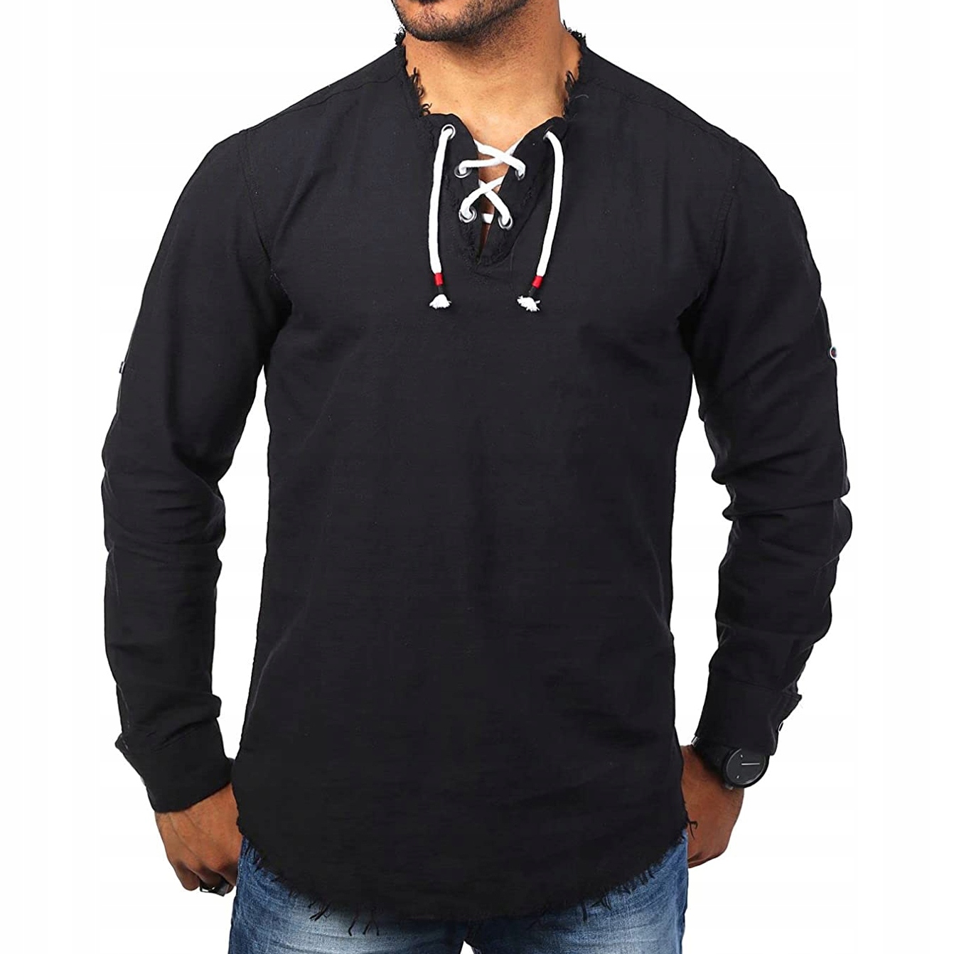 

Koszula Męska Codzienna Casual Przewiewna Lniana