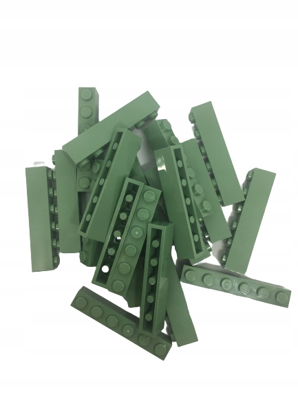 

Lego 3009 Piaskowy Zielony Klocek Cegiełka 1X6 (25