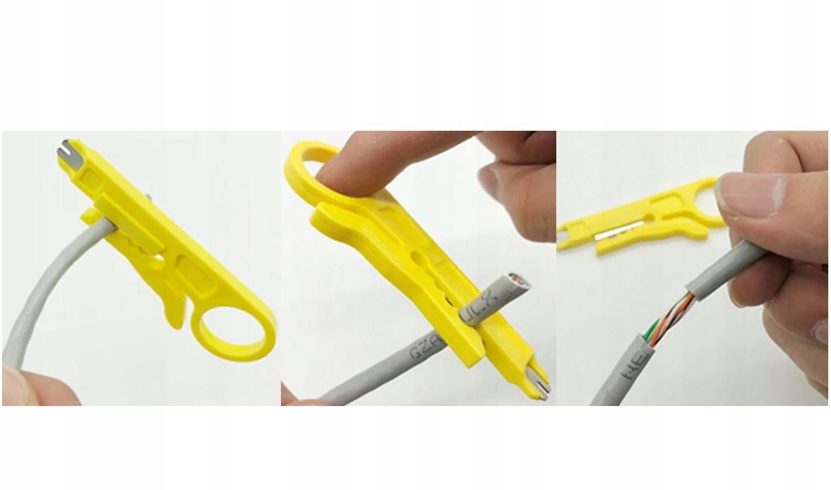 ŚCIĄGACZ do IZOLACJI KABLA OBROTOWY ZACISKACZ NÓŻ Model SD