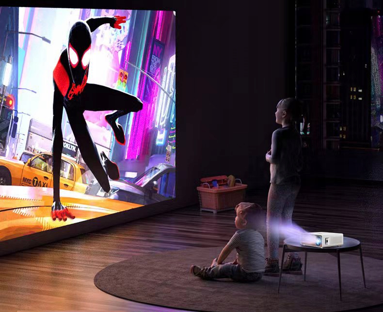 Projektor Rzutnik Full HD 4K WiFi Android TV 19500lm 650 ansi Bluetooth USB Marka Zenwire