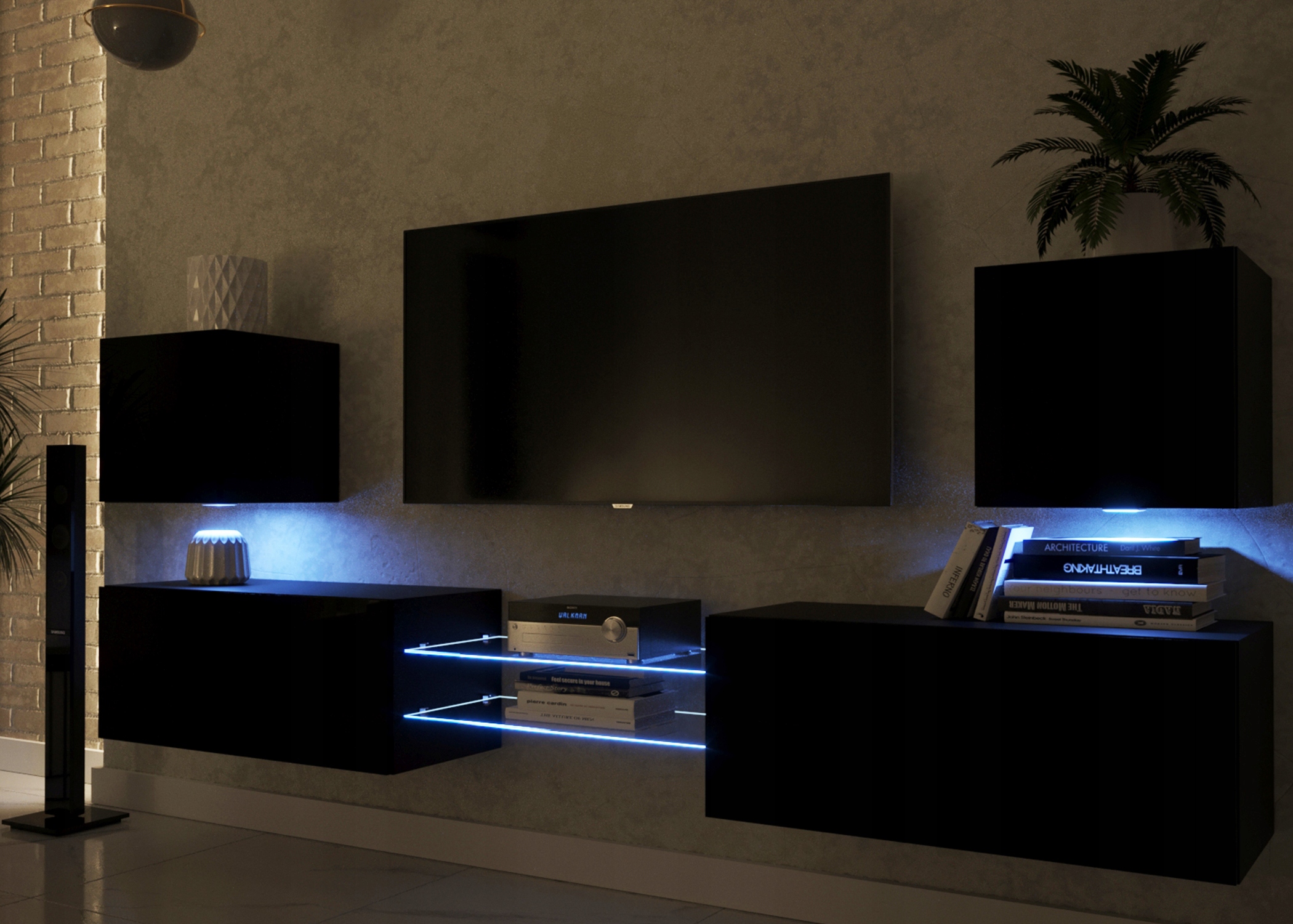 Meble Do Salonu Nowoczesna Meblościanka D144 New Marka Prime-Home